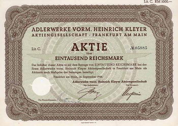 Adlerwerke vorm. Heinrich Kleyer AG