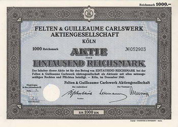Felten & Guilleaume Carlswerk AG