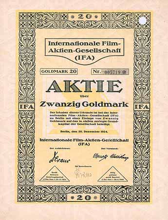 Internationale Film-AG (IFA)