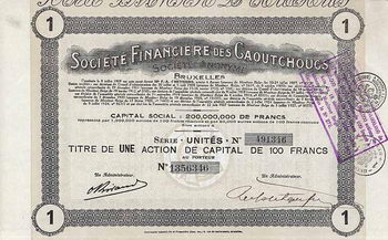 Soc. Financière des Caoutchoucs S.A.