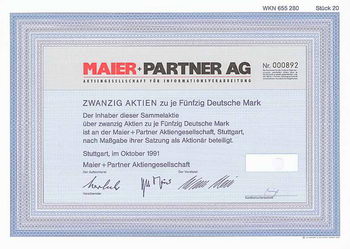 Maier + Partner AG für Informationsverarbeitung