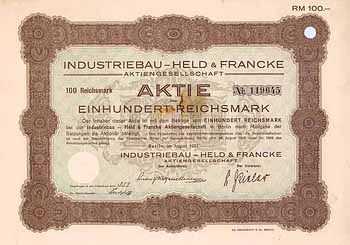 Industriebau - Held & Francke AG