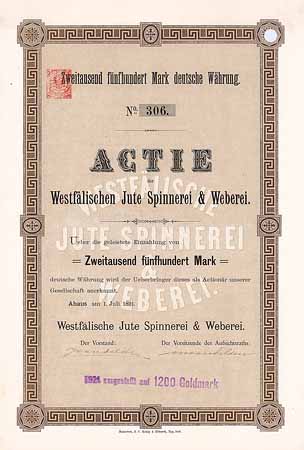 Westfälische Jute Spinnerei & Weberei