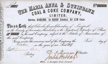 Maria Anna & Steinbank Coal & Coke Co.