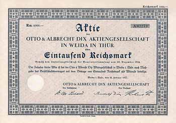 Otto & Albrecht Dix AG