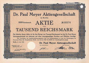 Dr. Paul Meyer AG